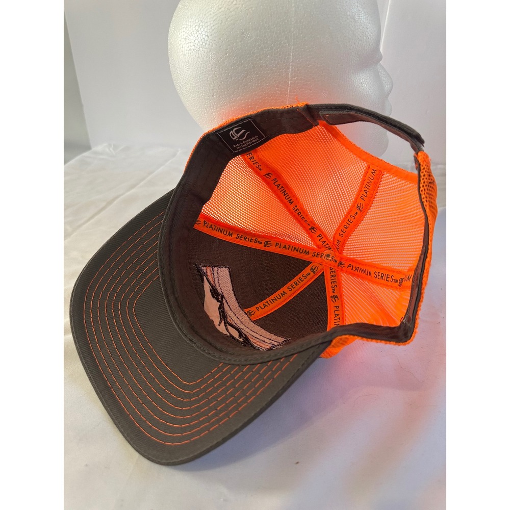 Durango Trucker Hat Cap Mesh Back Gray Orange Mountain Graphic Adjustable - Picture 5 of 5